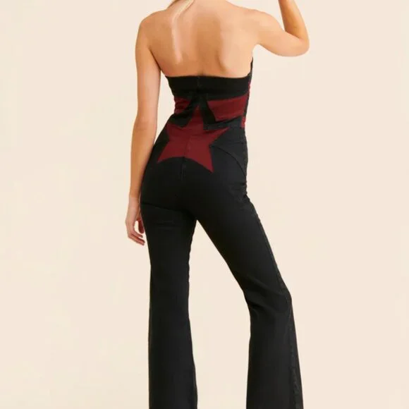Free People Trinity Flare Jumpsuit - Picture 3 of 4